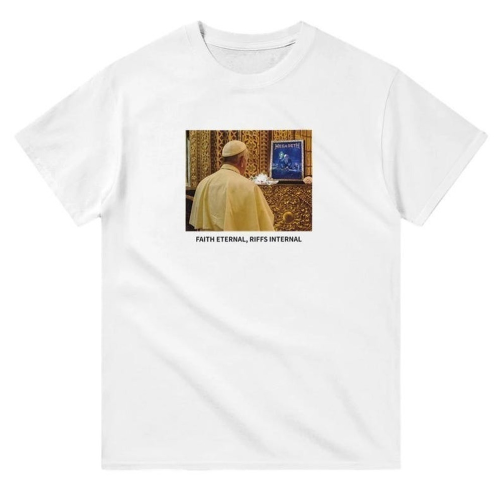 Megadeth Faith Eternal Riffs Thrash Metal Fan Graphic T-Shirt